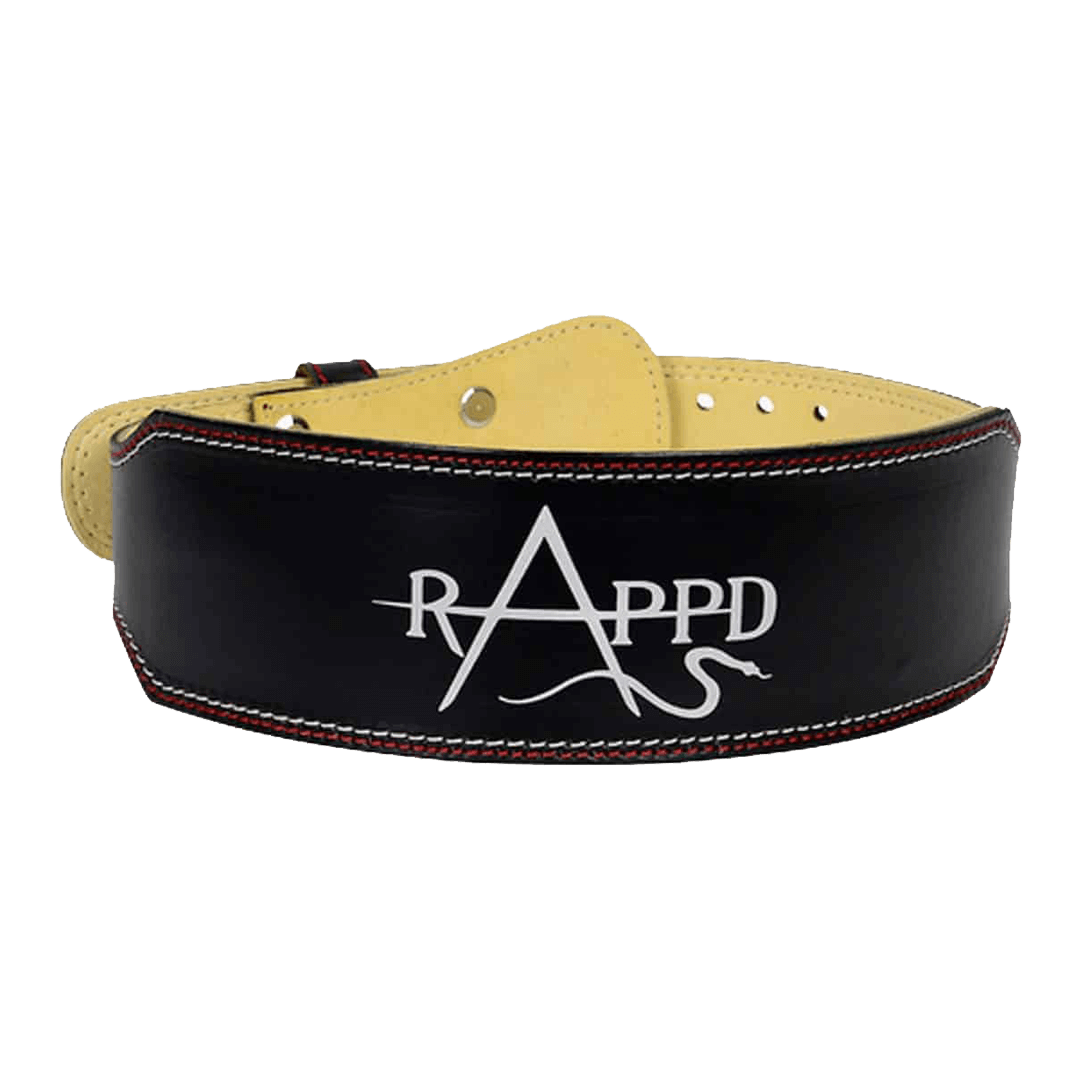 Rappd 4 Pro Series Leather Weight Lifting Belt