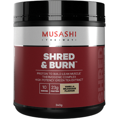 Musashi Shred And Burn Weight Loss Protein