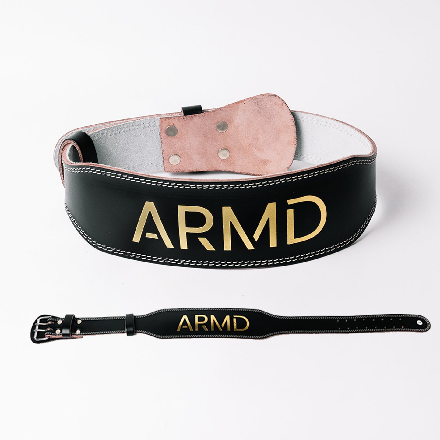 Armd 4 Leather Weight Lifting Belt