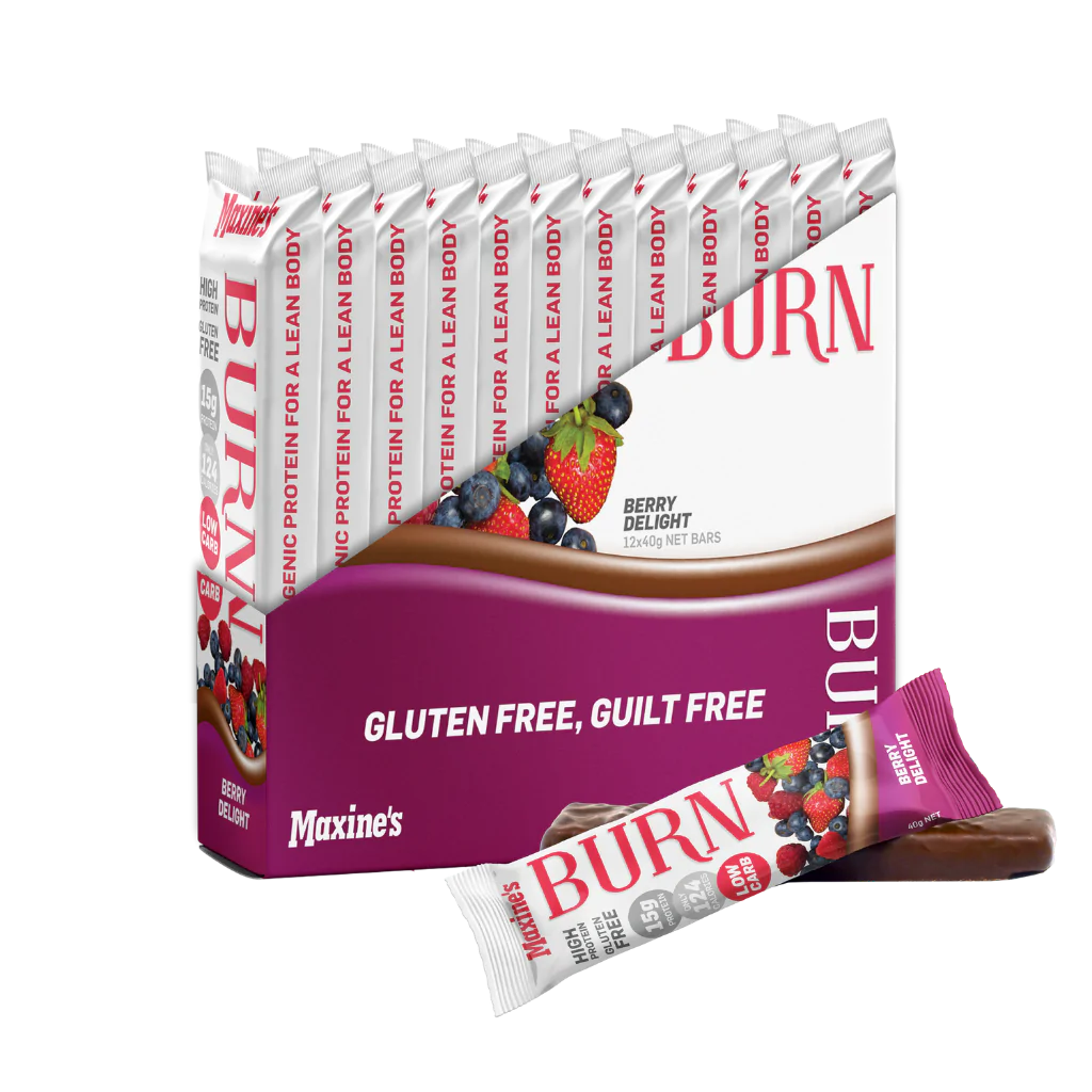 Maxines Burn Protein Bar