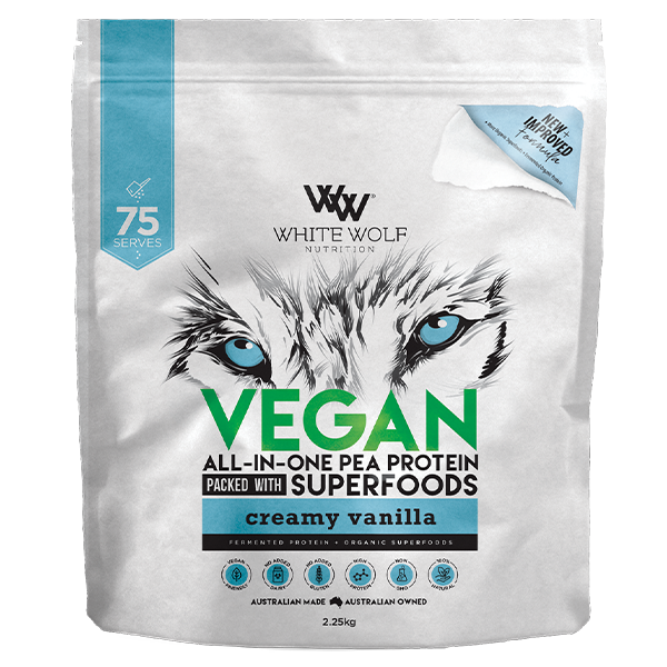 White Wolf Vegan All-in One Pea Protein With Superfoods