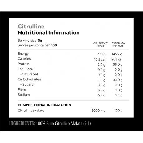 Switch Nutrition Pure Citrulline Malate