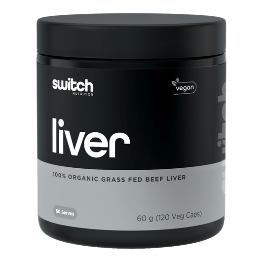 Switch Nutrition Organic Beef Liver Capsules Clearance