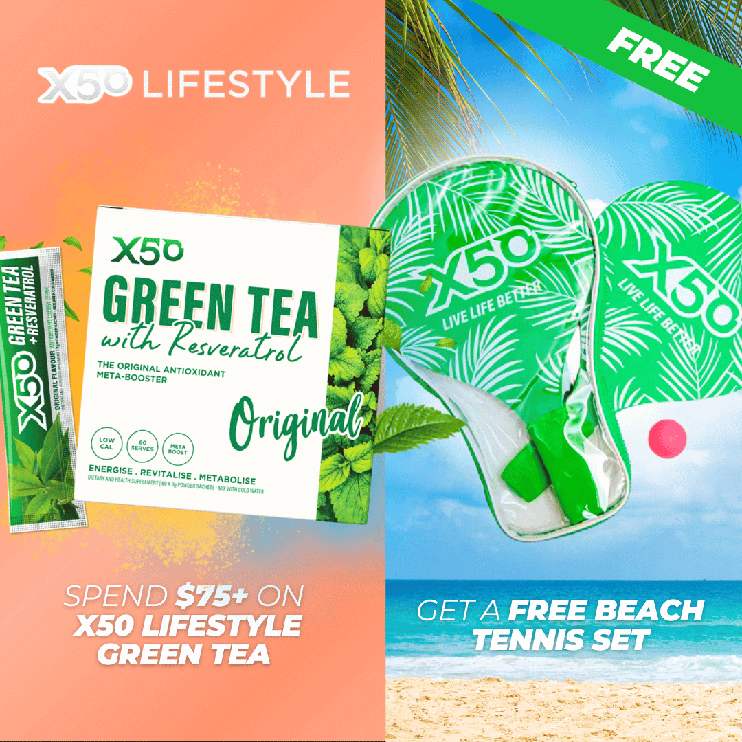 GWP X50 Lifestyle FREE Beach Tennis Set