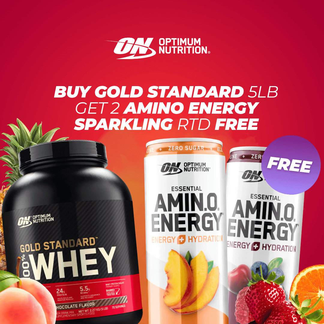 GWP Optimum Nutrition FREE Amino Energy RTDs Promo