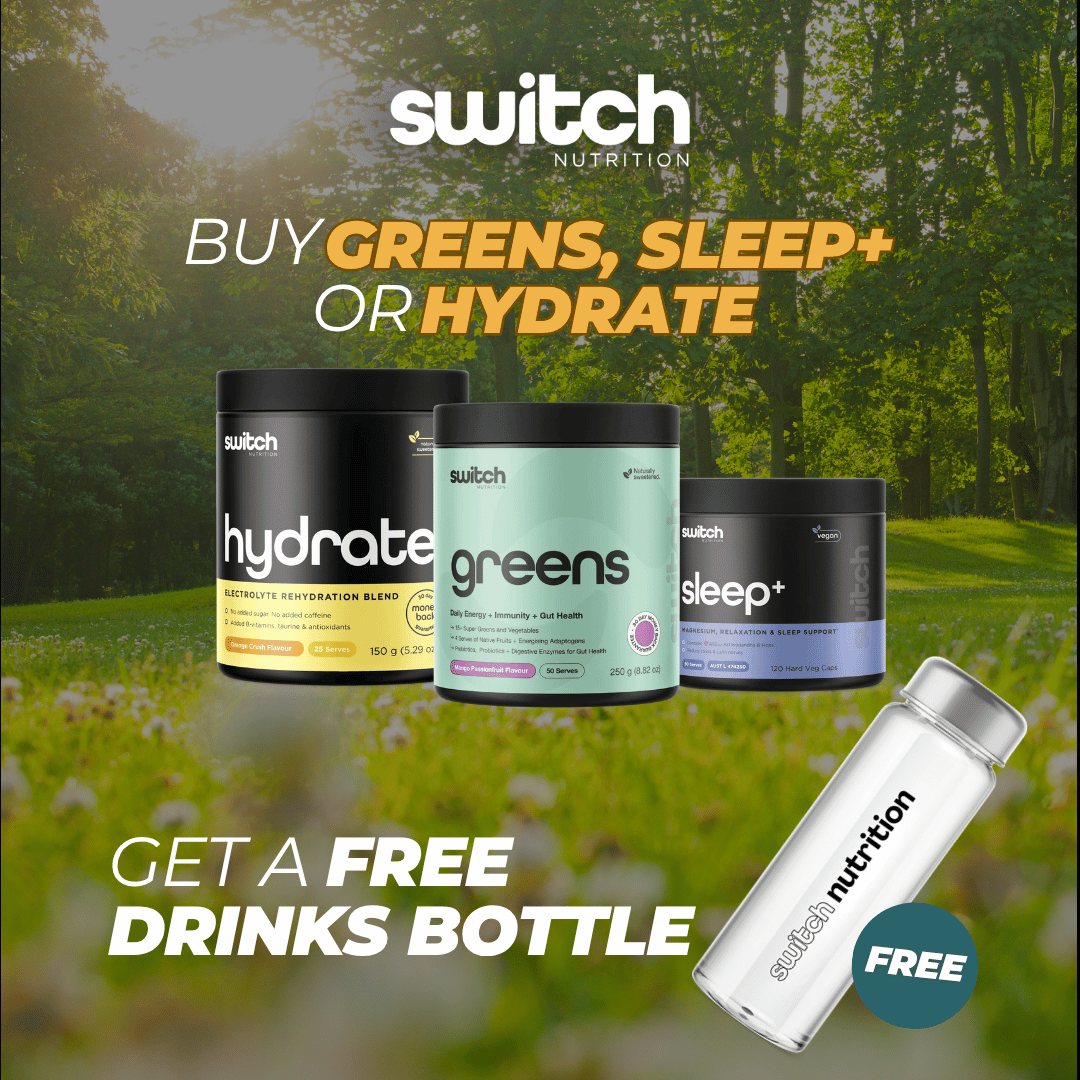 GWP Switch Nutrition FREE 500ml Water Bottle Promo