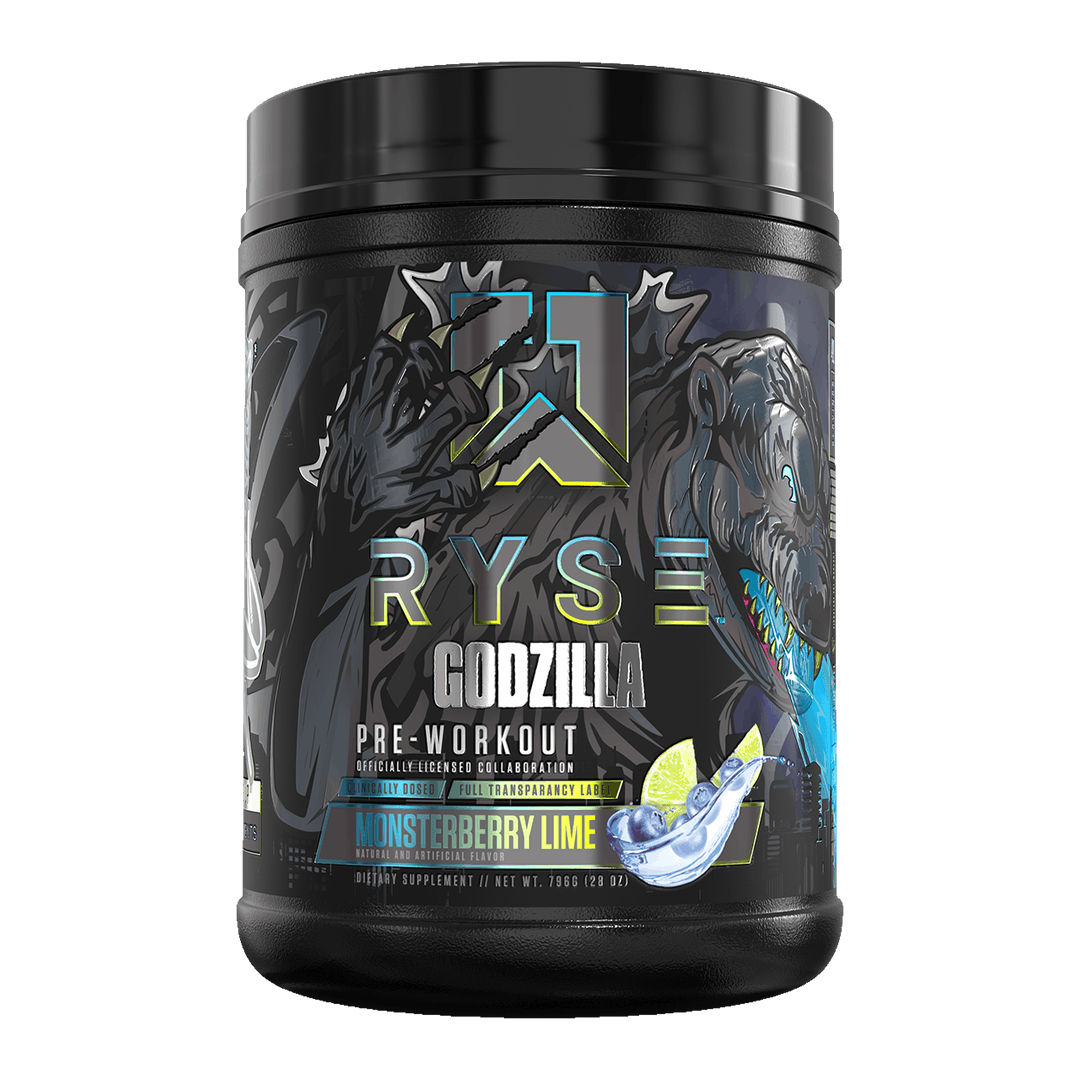 RYSE Godzilla Pre Workout 40 Serves Monsterberry Lime front