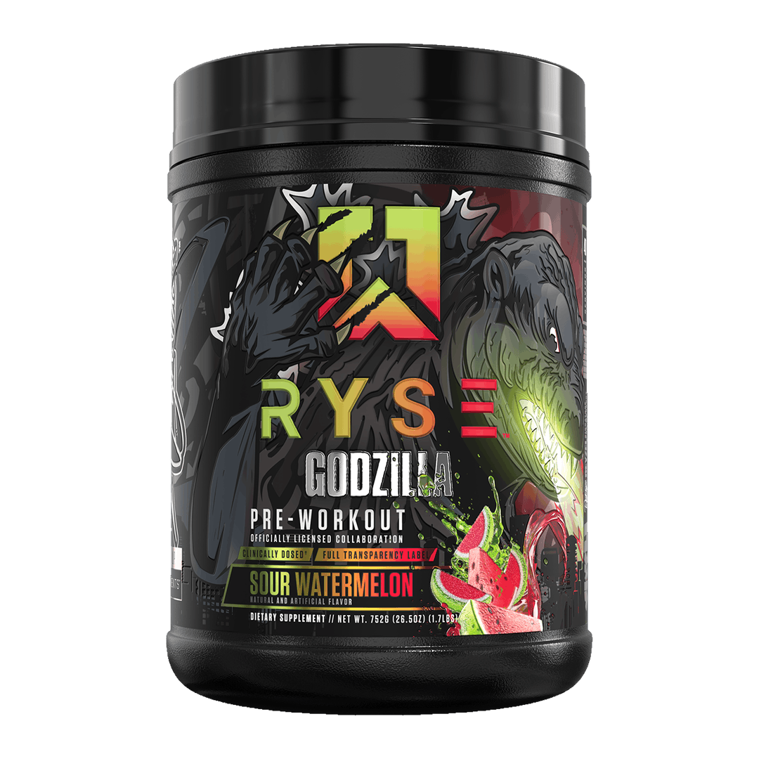 RYSE Godzilla Pre Workout 40 Serves Sour Watermelon front
