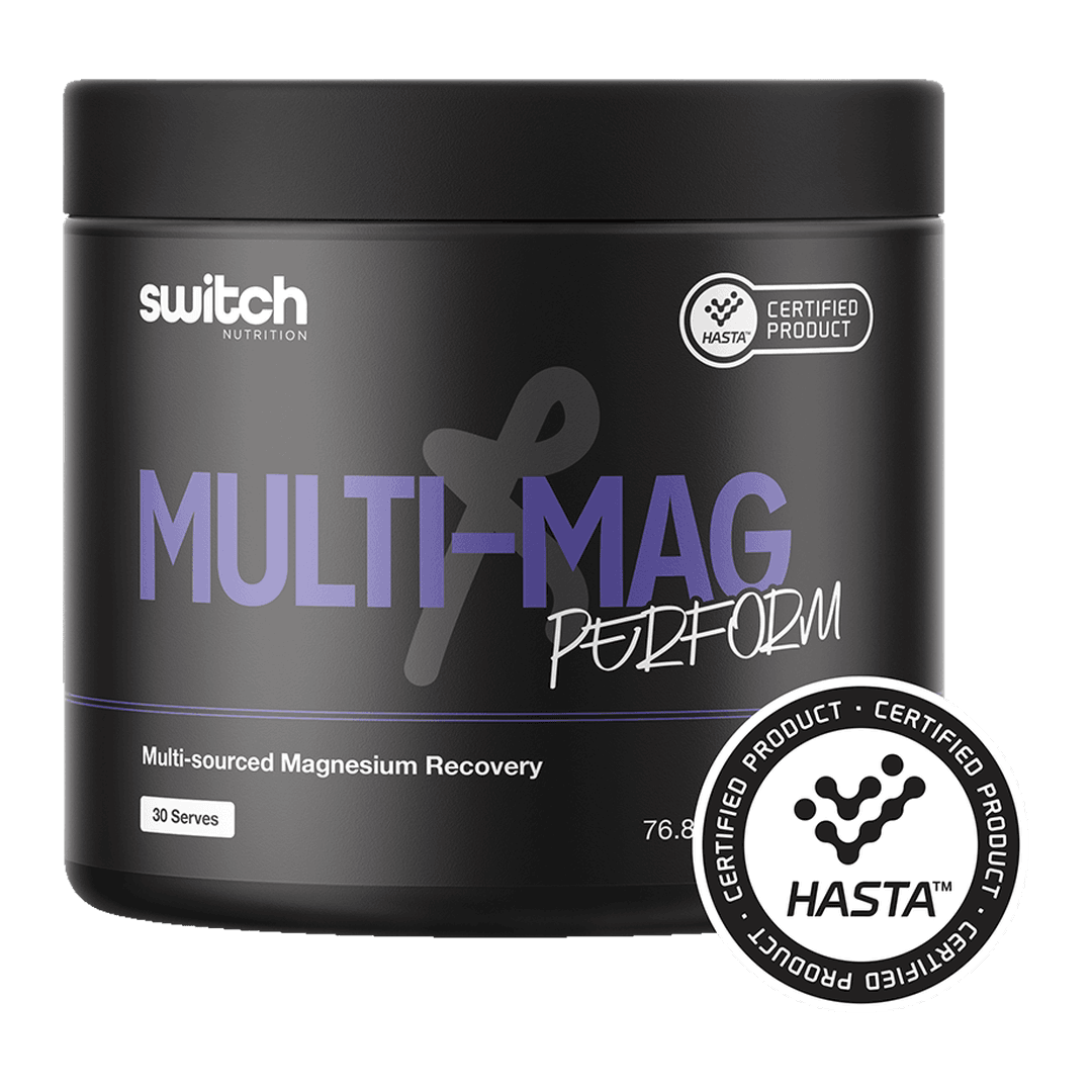 Switch Nutrition Multi-Mag Perform 120 capsules, 30 serves, front