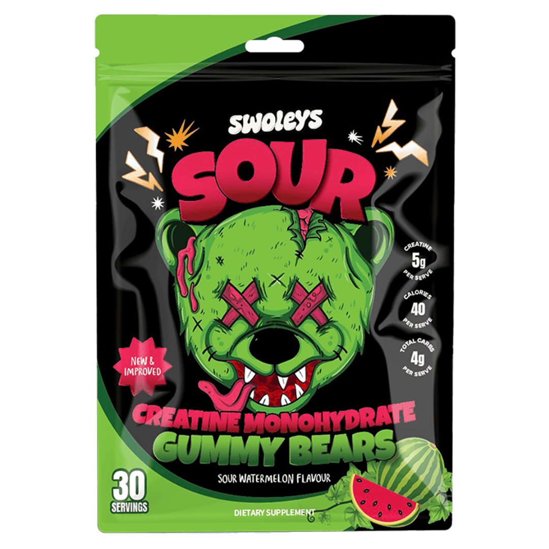 Swoleys Sour Creatine Gummy Bears