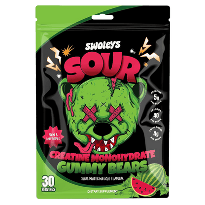 Swoleys Sour Creatine Gummy Bears