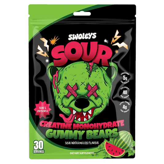 Swoleys Sour Creatine Gummy Bears