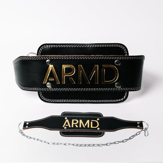 Armd Leather Dip Belt