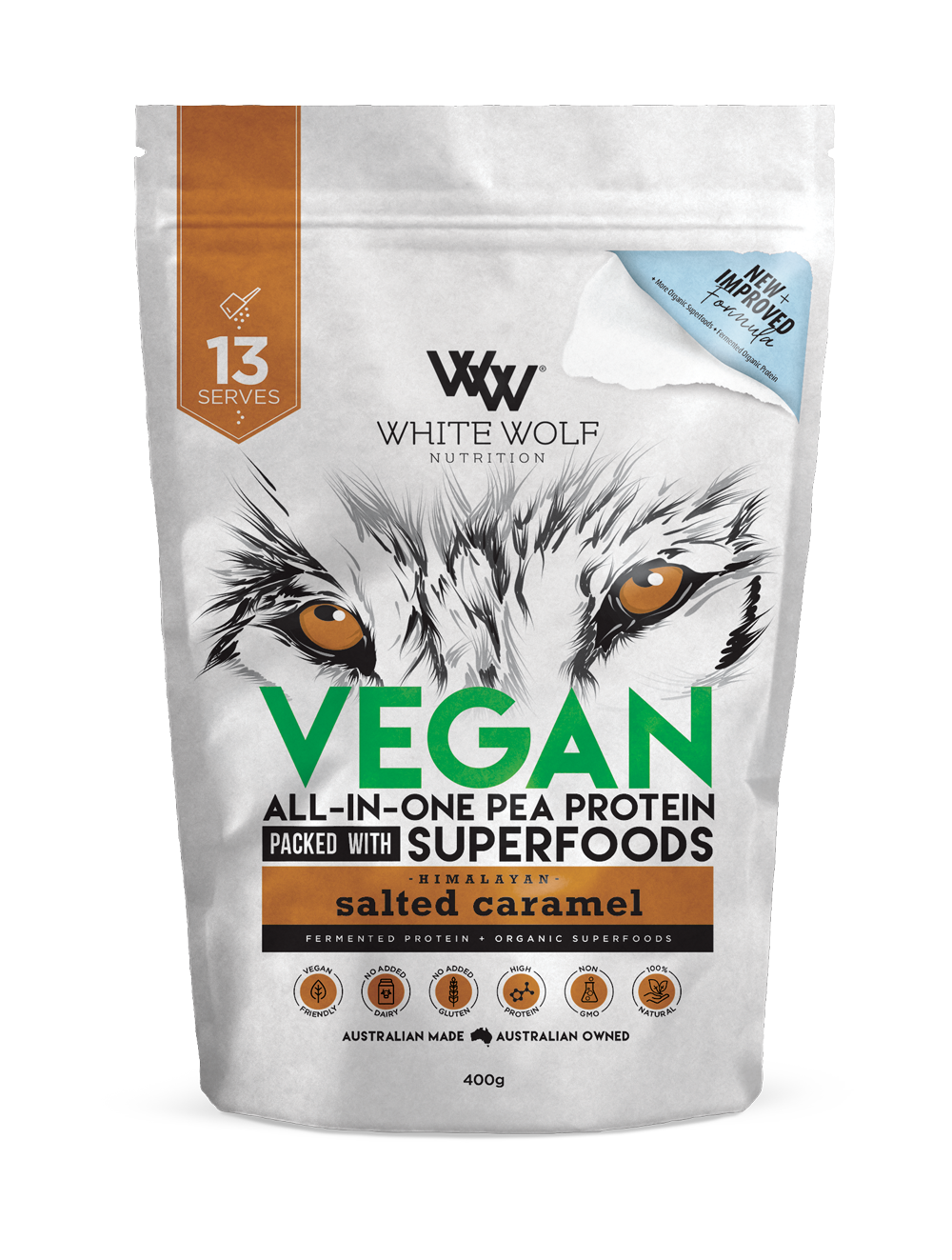White Wolf Vegan All-in One Pea Protein With Superfoods